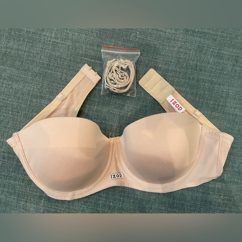 NWOT Strapless convertible IZOD strapless bra - 34B